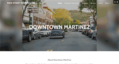 Desktop Screenshot of downtownmartinez.org
